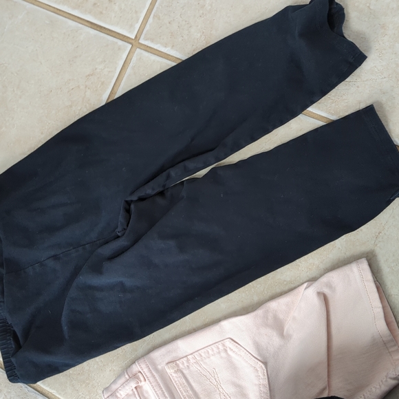 Girls gap pink Bermuda shorts size 6 and black size 6x capri - Picture 8 of 9